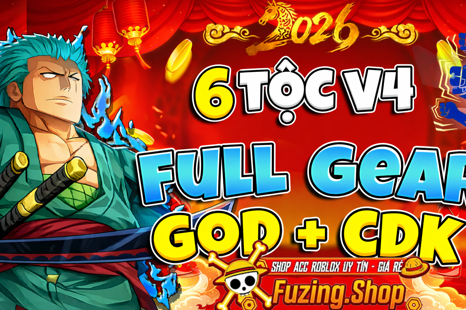 Acc 6 Tộc V4 Full Gear - God - CDK - SGT
